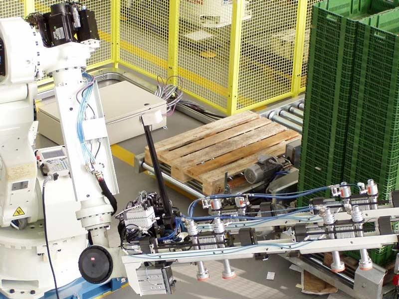 Impianti robotizzati manipolazione Tiesse Robot