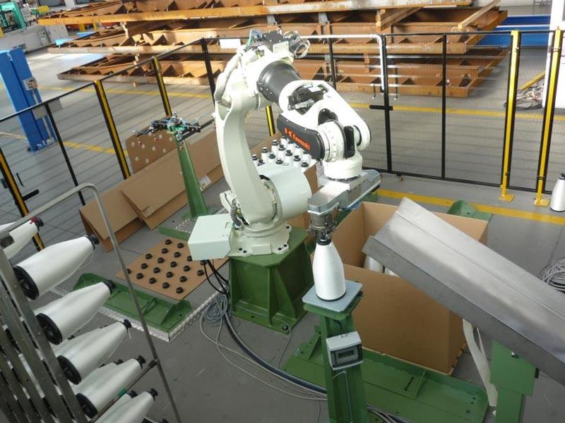 Impianti robotizzati manipolazione Tiesse Robot