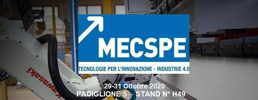 Partecipiamo a MecSPE dal 29 al 31 Ottobre 2020 News Tiesse Robot